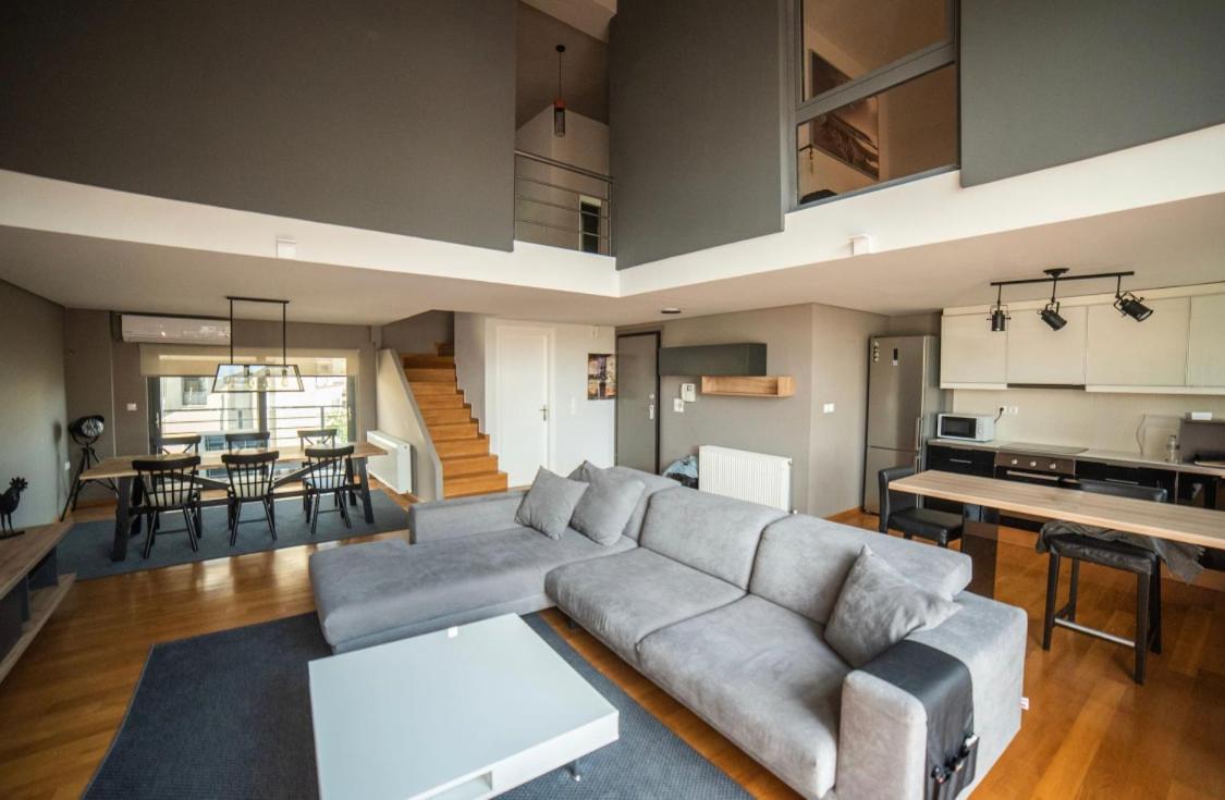 דירות אתונה Minimal Brand New Loft Next To Subway מראה חיצוני תמונה